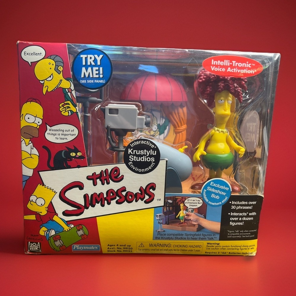 Krustylu Studios & The Simpsons Playmates. New in unopened box Works - Picture 1 of 6